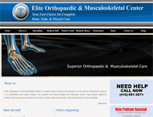 Tablet Screenshot of eliteomc.com